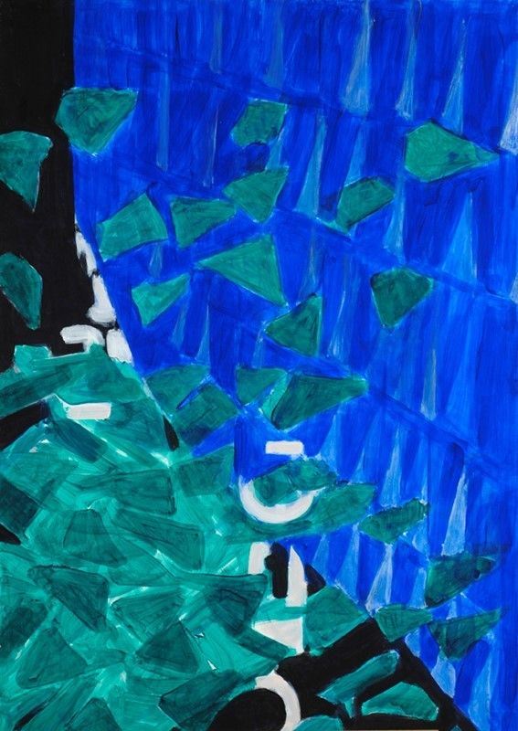 Titina Maselli : Senza titolo  (2000)  - Acrilici su cartoncino - Asta Arredi, dipinti, mobili e oggetti di antiquariato - I - Galleria Pananti Casa d'Aste