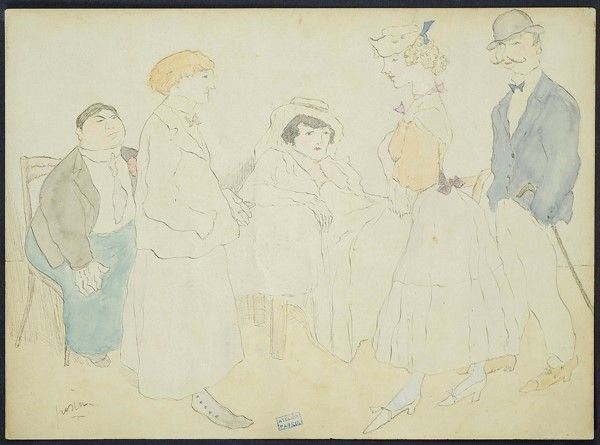 Jules Pascin - Conversation