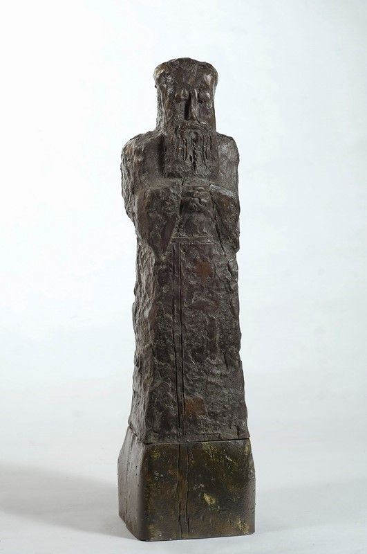 Venturino Venturi : San Giovanni Gualberto  - Bronzo - Auction Arte Moderna e Contemporanea - II - Galleria Pananti Casa d'Aste