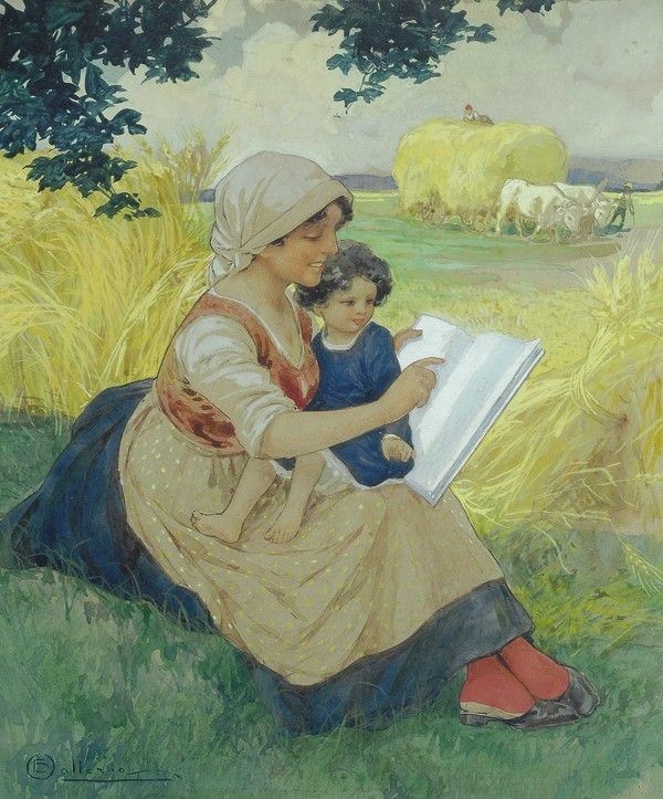 Osvaldo Ballerio - Madre e figlio