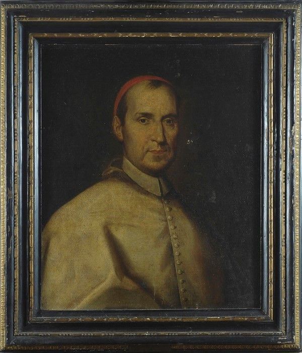 Pietro Nelli : Ritratto del Cardinal Giov. Antonio Guadagni  - Olio su tela - Auction Opere scelte dell'ottocento italiano da collezioni private - I - Galleria Pananti Casa d'Aste