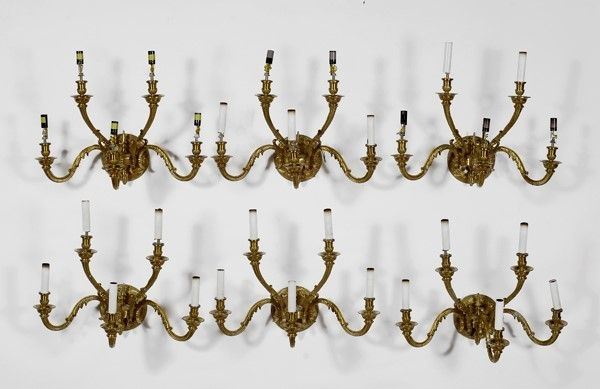 Sei Appliques  - Asta Antiquariato - mobili, dipinti e oggetti di arredo - Galleria Pananti Casa d'Aste