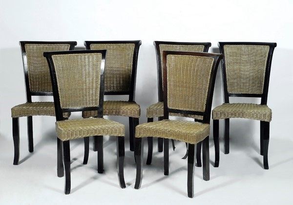 Sei sedie  - Auction FURNISHINGS AND OBJECTS - Galleria Pananti Casa d'Aste