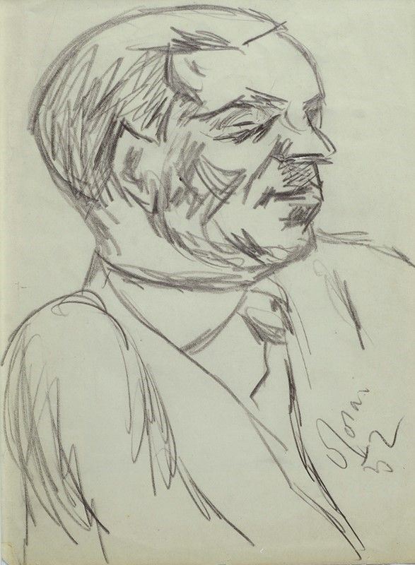 Ottone Rosai - Ritratto di Leonetto Leoni