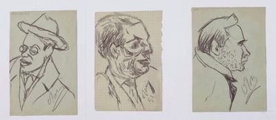 Trittico di Ritratti di Amici