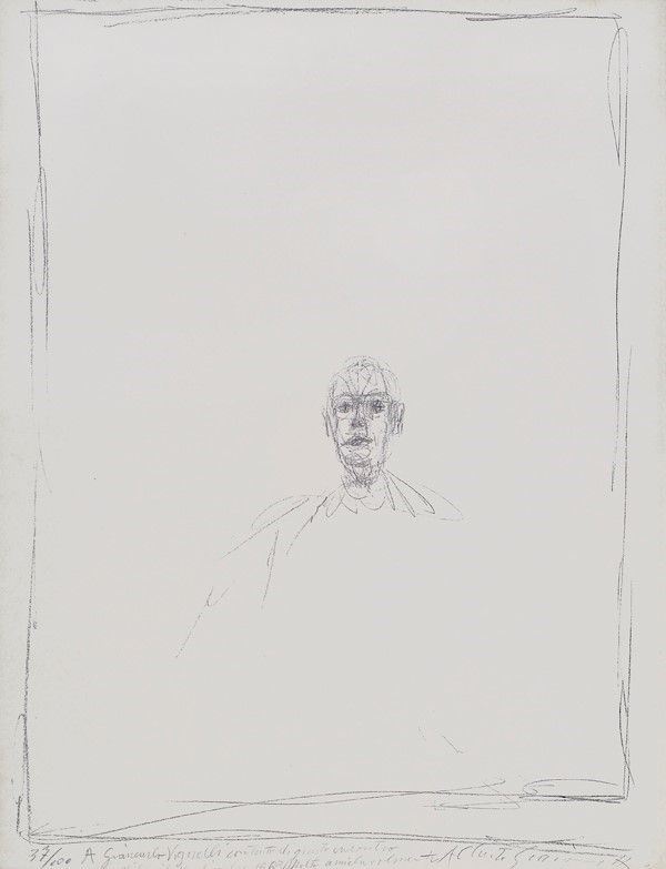 Alberto Giacometti : Diego  (1963)  - Litografia - Asta Autori dell'800-900 - I - Galleria Pananti Casa d'Aste