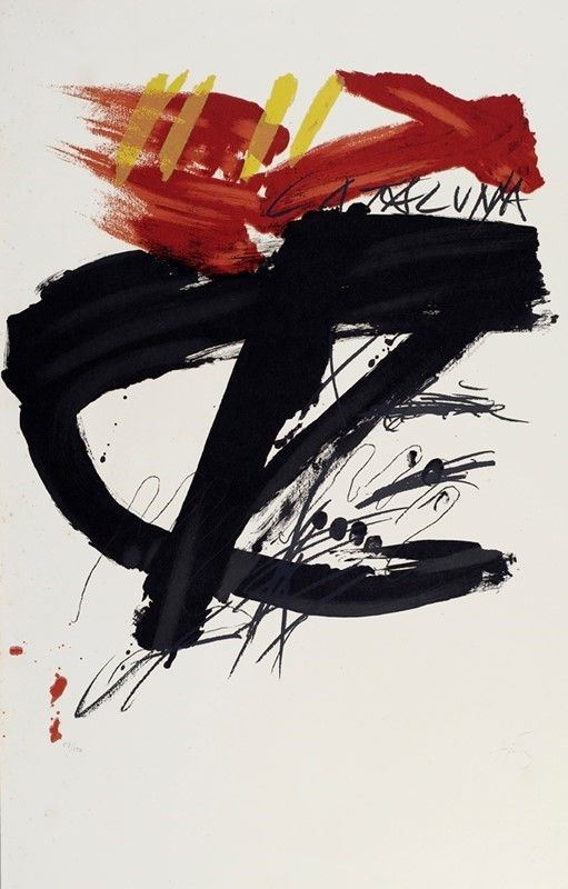 Antoni Tapies : Senza titolo  (1972)  - Litografia - Asta Autori dell'800-900 - I - Galleria Pananti Casa d'Aste