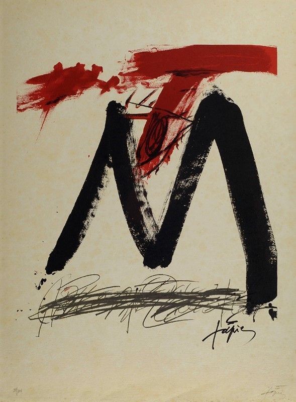 Antoni Tapies - Senza Titolo