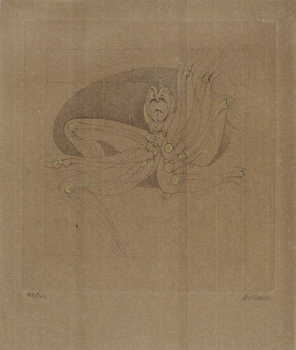 Hans Bellmer : Les marionnettes  - Acquaforte - Asta Autori dell'800-900 - I - Galleria Pananti Casa d'Aste