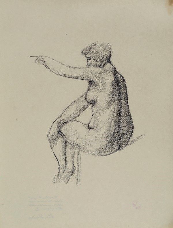 Andr&#233; Derain : Nudo  - Litografia - Asta Autori dell'800-900 - I - Galleria Pananti Casa d'Aste