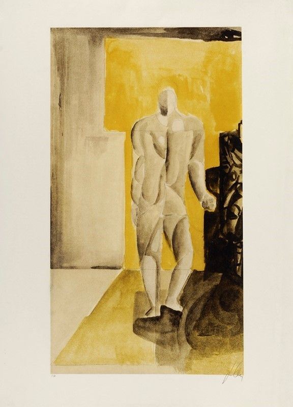 Sandro Chia : Figura  - Litografia - Auction Arte Contemporanea, Grafica ed Edizioni - I - Galleria Pananti Casa d'Aste