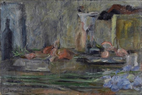 Enzo Faraoni - Natura morta con giaggiolo