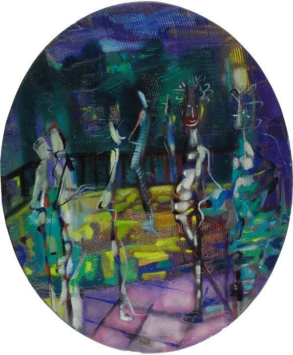 Marco Cingolani : I miei migliori amici  (2005)  - Olio su tela - Auction Arte Contemporanea, Grafica ed Edizioni - I - Galleria Pananti Casa d'Aste