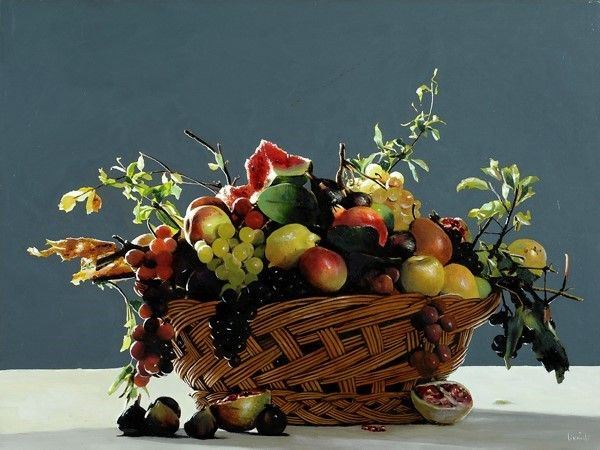 Beniamino Ciccotelli - Cesta fondo scuro