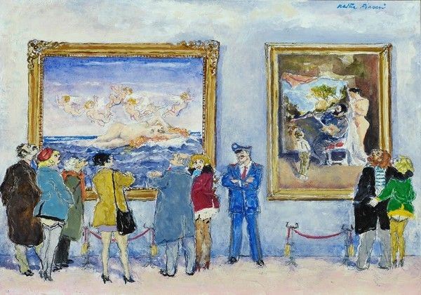 Walter Piacesi - Visita al museo