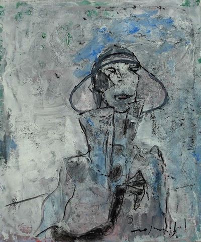 Figura di Donna in Grigio