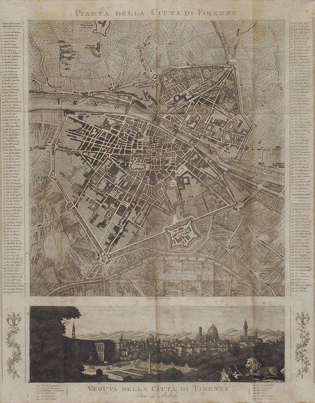 Pianta della Città di Firenze