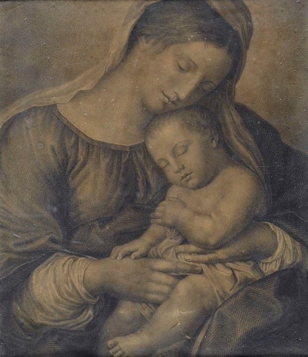 Madonna con Bambino  - Auction STORART: Dipinti, oggetti, arredi dal XVII al XX sec. - II - Galleria Pananti Casa d'Aste