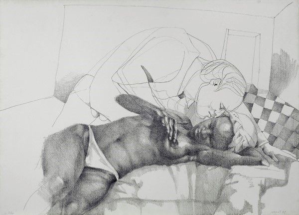 Ugo Attardi,Massimo Attardi : Senza titolo  (1979)  - Litografia - Asta Autori dell'800-900 - I - Galleria Pananti Casa d'Aste