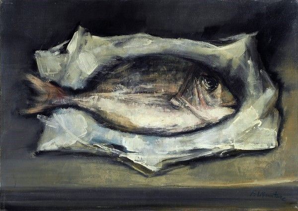 Fausto Maria Liberatore - Natura morta con pesce