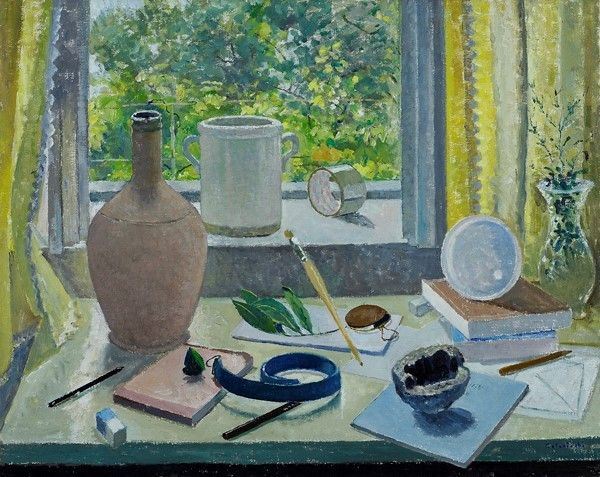 Giovanni Colacicchi - Finestra sul giardino