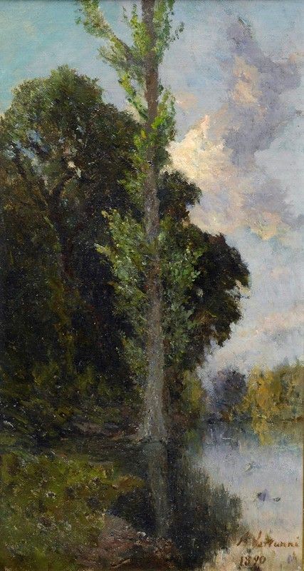 Achille Vertunni - Scorcio del Tevere