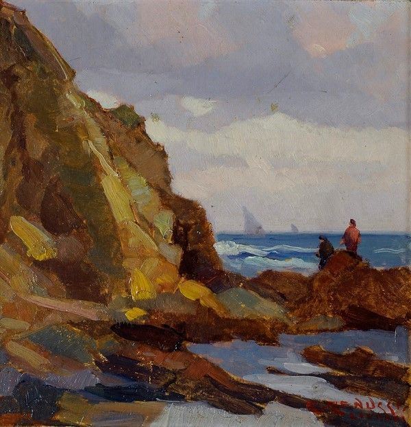 Renuccio Renucci - Figure sulla scogliera