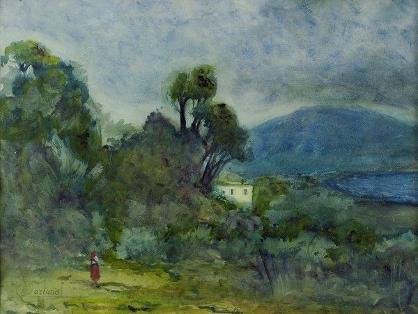 Onorato Carlandi - Lago di Nemi