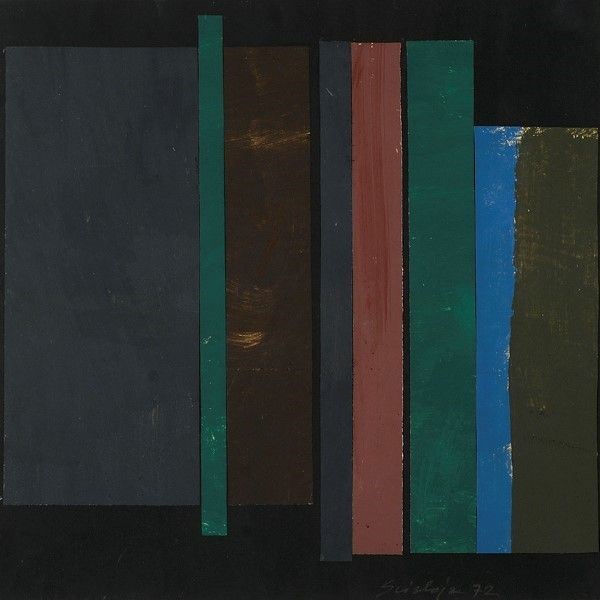 Toti Scialoja : Composizione  (1972)  - Tecnica mista su carta - Auction Arte Contemporanea, Grafica ed Edizioni - I - Galleria Pananti Casa d'Aste