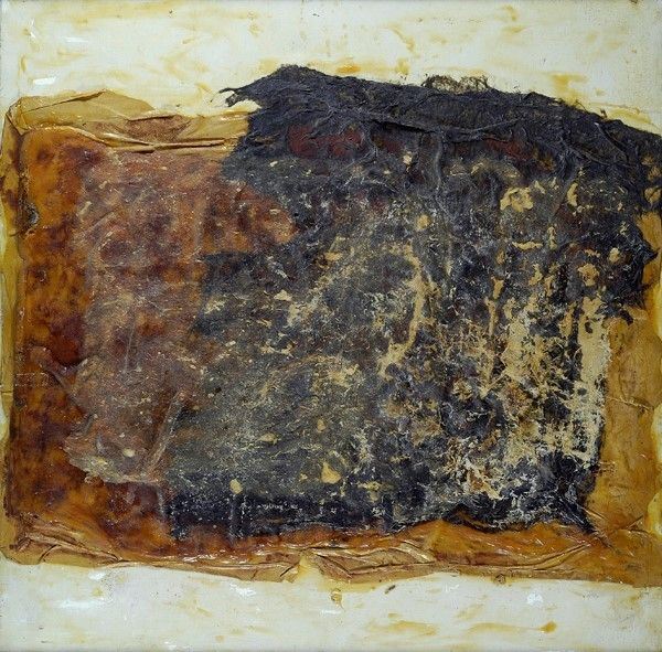 Vasco Bendini : Senza titolo  (1972)  - Tecnica mista su tela - Asta Autori dell'800-900 - I - Galleria Pananti Casa d'Aste