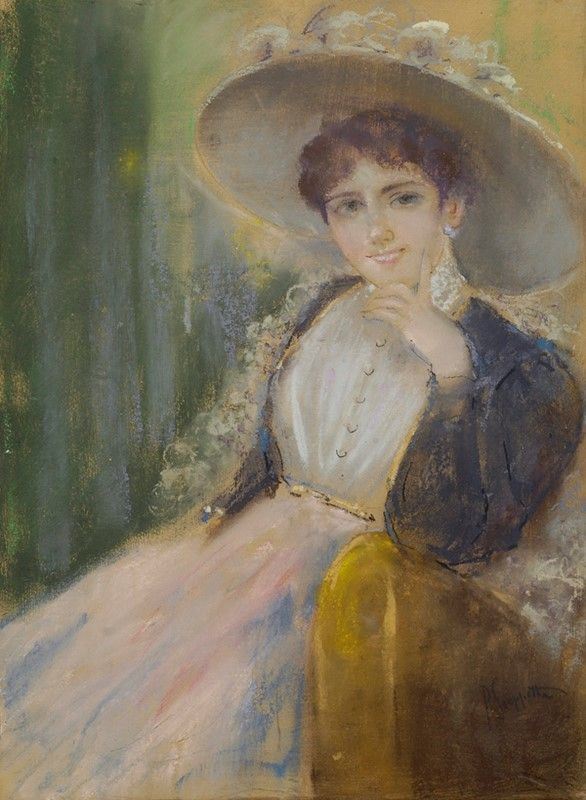 Pietro Scoppetta - Ritratto di Signora