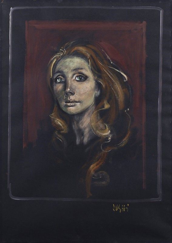 Alberto Sughi - Volto Femminile