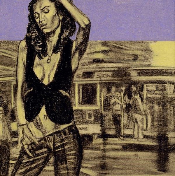 Luca Zampetti : L'irefrenabile impazienza di Shana  (2008)  - Tecnica mista su carta riportata su tavola - Auction Arte Contemporanea, Grafica ed Edizioni - I - Galleria Pananti Casa d'Aste