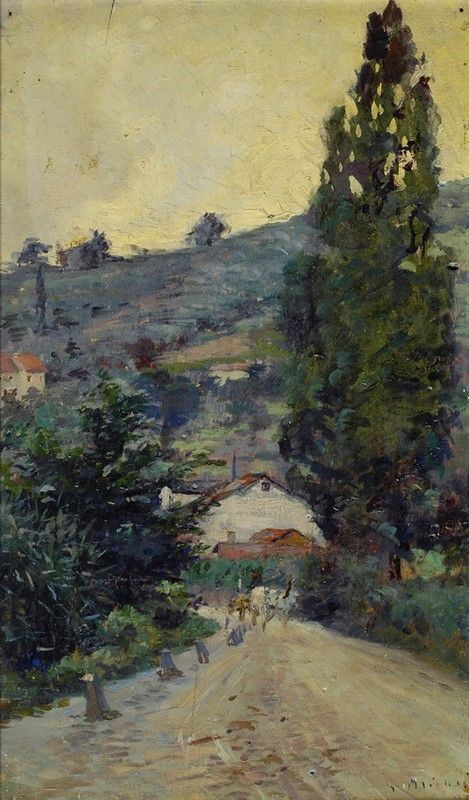 Guglielmo Micheli - Il carro sulla strada