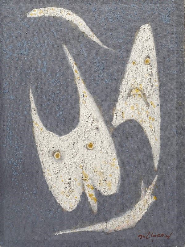 Franco Villoresi : Lumaca  - Tecnica mista su tela - Auction Arte Contemporanea, Grafica ed Edizioni - I - Galleria Pananti Casa d'Aste