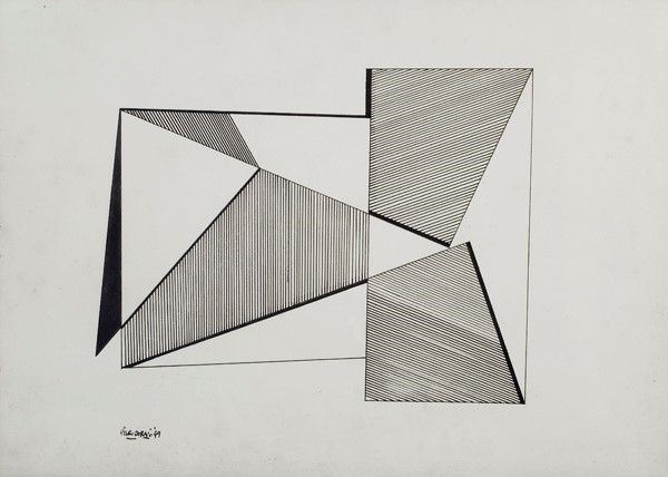 Piero Dorazio : Senza titolo  (1949)  - China su carta - Auction Arte Contemporanea, Grafica ed Edizioni - I - Galleria Pananti Casa d'Aste