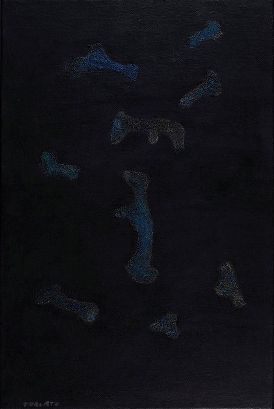 Giulio Turcato : Arcipelago  ((1959))  - Tecnica mista e olio su tela - Asta Autori dell'800-900 - I - Galleria Pananti Casa d'Aste