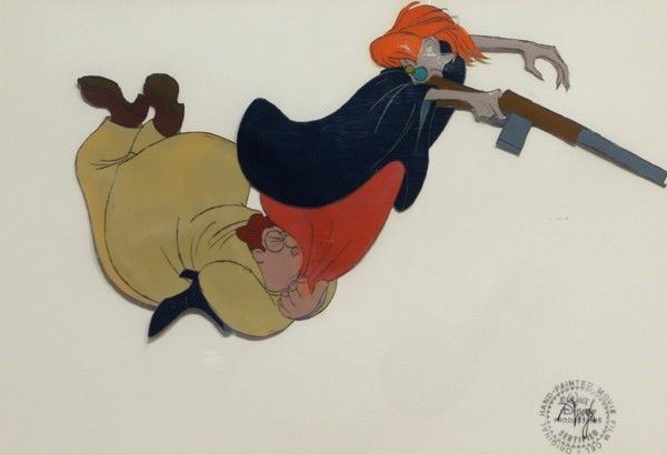 Walt Disney : Madame Medusa  - Celluloide dipinta a mano - Asta Autori dell'800-900 - I - Galleria Pananti Casa d'Aste