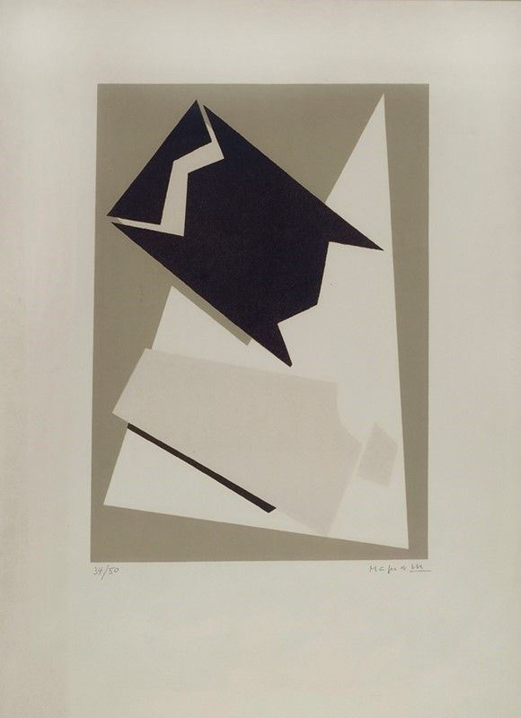 Alberto Magnelli : Senza Titolo  (1969)  - Litografia a colori su carta Arches - Auction Arte Contemporanea, Grafica ed Edizioni - I - Galleria Pananti Casa d'Aste