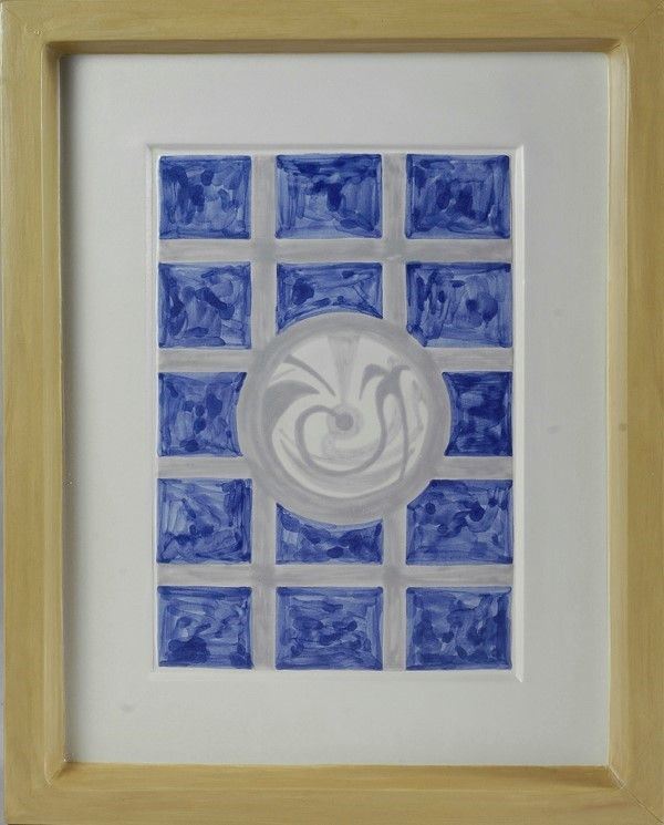 Domenico Bianchi : Ceramica blu  (2001)  - Ceramica - Asta Autori del XIX e XX sec. - I - Galleria Pananti Casa d'Aste