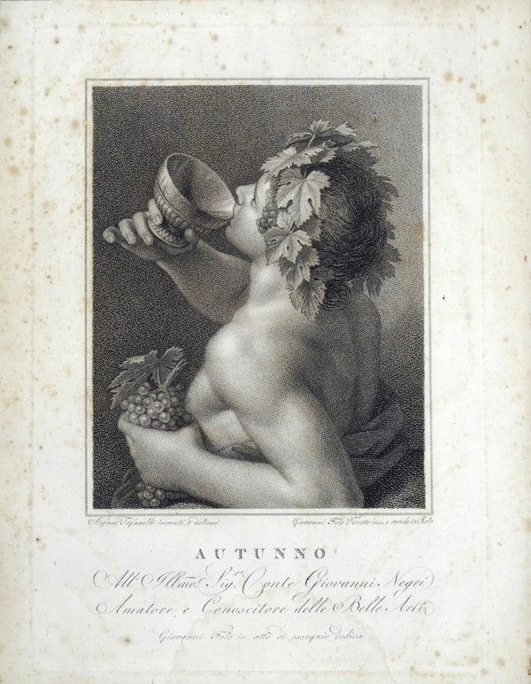 Inverno, Autunno, Primavera, Fauno - 4 Stampe