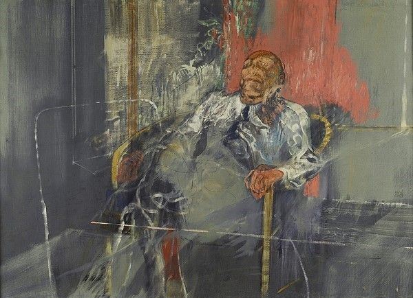 Alberto Sughi : Il vecchio  - Olio su tela - Auction Autori dell'800-900, Arte Moderna e Contemporanea, Grafica ed Edizioni - Galleria Pananti Casa d'Aste