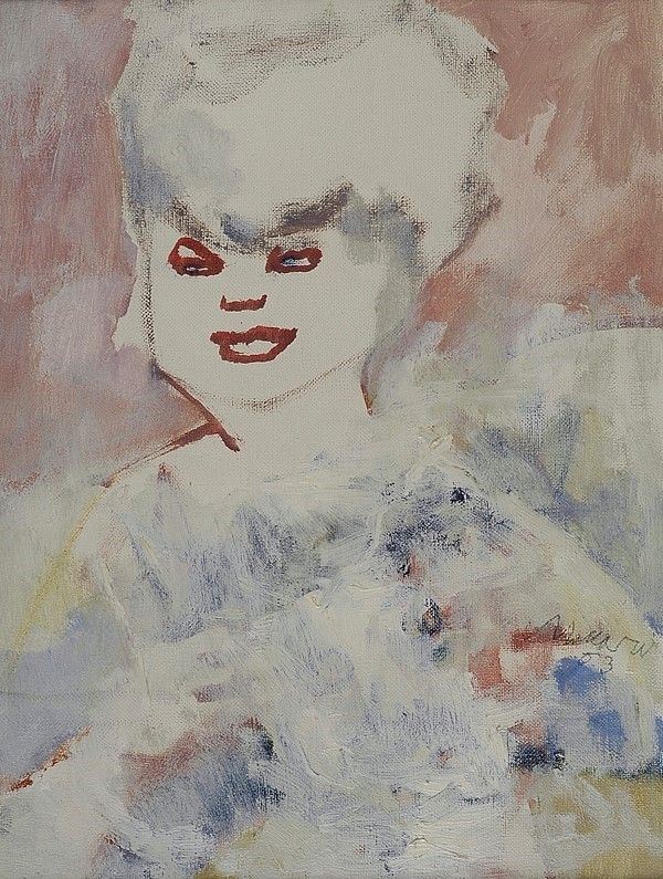 Mino Maccari : Figura  (1963)  - Olio su tela - Auction Autori dell'800-900, Moderni e Contemporanei, Grafica ed Edizioni - I - Galleria Pananti Casa d'Aste