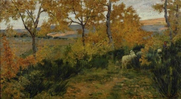 Niccol&#242; Cannicci - Bosco dorato a Montemiccioli