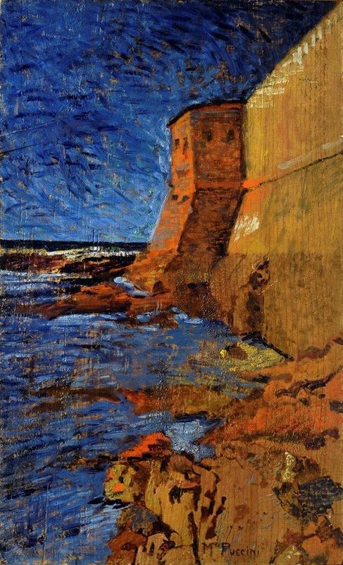 Mario Puccini - Il muraglione dell'antico Lazzaretto a Livorno