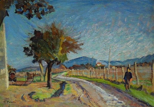 Mario Puccini - Strada di campagna