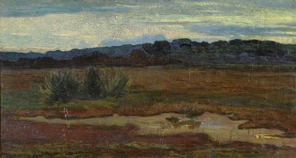 Llewelyn Lloyd : Bocca d'Arno  (	1902)  - Olio su tavola - Auction Autori del XIX e XX sec. - III - Galleria Pananti Casa d'Aste