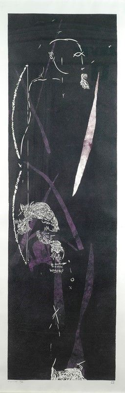 Ferruccio Ascari : Elelisphatos  - Linoleumgrafia - Auction Autori dell'800-900, Arte Moderna e Contemporanea, Grafica ed Edizioni - Galleria Pananti Casa d'Aste