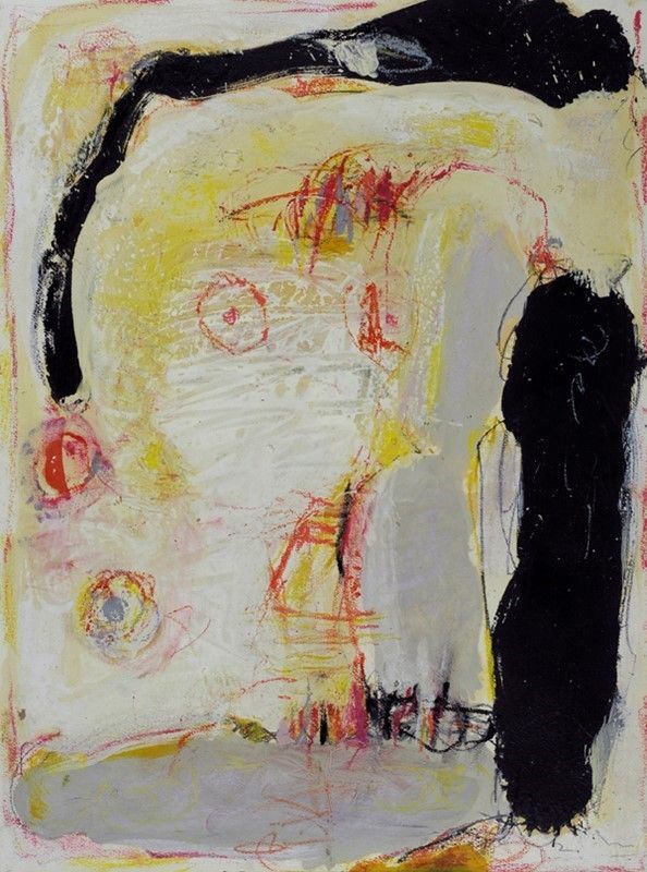 Lucio Bulgarelli : Senza titolo  - Tecnica mista su carta riportata su tela - Asta Autori dell'800-900, Arte Moderna e Contemporanea, Grafica ed Edizioni - Galleria Pananti Casa d'Aste