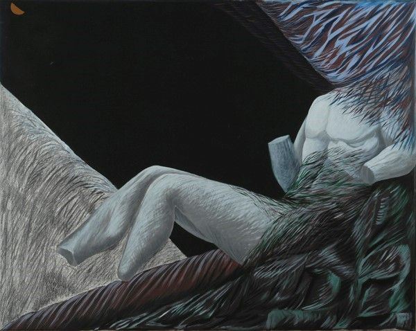 Francesco Cocola : Ritorno al disordine  - Acrilico su tela - Auction Autori dell'800-900, Arte Moderna e Contemporanea, Grafica ed Edizioni - Galleria Pananti Casa d'Aste
